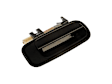 80849 Rear, Passenger Side Smooth Black Exterior Door Handle, Without Key Hole, Help Series