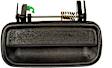 80854 Rear, Passenger Side Textured Black Exterior Door Handle, Without Key Hole, Crew Cab Pickup, Help Series