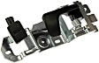 80877 Front, Driver Side Textured Gray Interior Door Handle, With Door Lock Button, Help Series