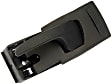 80894 Front, Driver Side Black Interior Door Handle, With Door Lock Button, Help Series