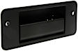 80916 Textured Black Exterior Door Handle, Without Key Hole, Help Series