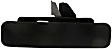 80917 Smooth Black Exterior Door Handle, Without Key Hole, Help Series