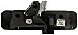 80917 Smooth Black Exterior Door Handle, Without Key Hole, Help Series