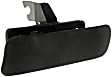80917 Smooth Black Exterior Door Handle, Without Key Hole, Help Series
