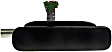 1994 Ford E-350 Econoline Club Wagon - Passenger Side Smooth Black Exterior Door Handle, Without Key Hole, Sliding Door, Help Series