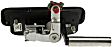 1994 Ford E-350 Econoline Club Wagon - Passenger Side Smooth Black Exterior Door Handle, Without Key Hole, Sliding Door, Help Series