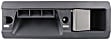 80928 Rear, Passenger Side Gray Interior Door Handle, With Door Lock Button, Help Series