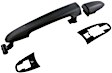 80934 Front, Passenger Side Textured Black Exterior Door Handle, Without Key Hole, Help Series