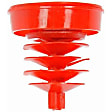 2000 Honda Civic - Power Steering Reservoir Cap, Red, Plastic, Help Series
