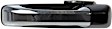 81012 Rear, Driver Side Black Exterior Door Handle, Without Key Hole, Help Series