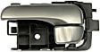 81051 Front Or Rear, Driver Side Smooth silver Interior Door Handle, Help Series