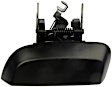 81075 Rear, Passenger Side Smooth Black Exterior Door Handle, Without Key Hole, Help Series