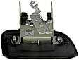 81075 Rear, Passenger Side Smooth Black Exterior Door Handle, Without Key Hole, Help Series