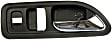 81085 Front, Passenger Side Chrome lever Interior Door Handle, With Door Lock Button, Coupe, Help Series