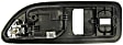 81085 Front, Passenger Side Chrome lever Interior Door Handle, With Door Lock Button, Coupe, Help Series