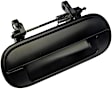 81087 Passenger Side Smooth Black Exterior Door Handle, Without Key Hole, Help Series