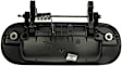 81087 Passenger Side Smooth Black Exterior Door Handle, Without Key Hole, Help Series