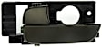 81116 Front, Driver Side Textured Gray Interior Door Handle, With Door Lock Button, Help Series