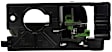 81116 Front, Driver Side Textured Gray Interior Door Handle, With Door Lock Button, Help Series