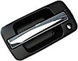 81134 Front, Driver Side Black Exterior Door Handle, With Key Hole, Help Series