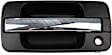 81134 Front, Driver Side Black Exterior Door Handle, With Key Hole, Help Series