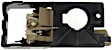 81147 Front, Passenger Side Beige Interior Door Handle, With Door Lock Button, Help Series