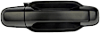 81155 Rear, Passenger Side Smooth Black Exterior Door Handle, Without Key Hole, Help Series