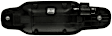 81155 Rear, Passenger Side Smooth Black Exterior Door Handle, Without Key Hole, Help Series