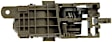 81163 Front Or Rear, Passenger Side Smooth Gray Interior Door Handle, With Door Lock Button, Help Series