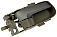 81163 Front Or Rear, Passenger Side Smooth Gray Interior Door Handle, With Door Lock Button, Help Series