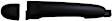 81164 Smooth Black Exterior Door Handle, Without Key Hole, Help Series