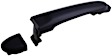 81164 Smooth Black Exterior Door Handle, Without Key Hole, Help Series