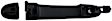 81164 Smooth Black Exterior Door Handle, Without Key Hole, Help Series