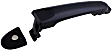 81168 Front, Driver Side Smooth Black Exterior Door Handle, With Key Hole, Help Series