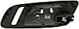 81198 Front, Driver Side Gray bezel with chrome lever Interior Door Handle, With Door Lock Button, Help Series