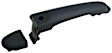 81202 Front, Passenger Side Smooth Black Exterior Door Handle, Without Key Hole, Help Series
