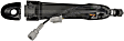 81204 Front, Driver Side Smooth Black Exterior Door Handle, Without Key Hole, Help Series