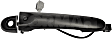 81204 Front, Driver Side Smooth Black Exterior Door Handle, Without Key Hole, Help Series