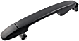 81207 Rear, Driver or Passenger Side Smooth Black Exterior Door Handle, Without Key Hole, Help Series