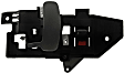 81211 Front, Driver Side Textured Gray Interior Door Handle, With Door Lock Button, Help Series
