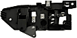 81211 Front, Driver Side Textured Gray Interior Door Handle, With Door Lock Button, Help Series