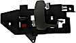 81212 Front, Passenger Side Textured Gray Interior Door Handle, With Door Lock Button, Help Series