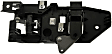 81212 Front, Passenger Side Textured Gray Interior Door Handle, With Door Lock Button, Help Series