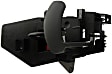81212 Front, Passenger Side Textured Gray Interior Door Handle, With Door Lock Button, Help Series