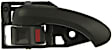 81218 Front Or Rear, Passenger Side Black Interior Door Handle, With Door Lock Button, Help Series