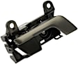 81233 Front Or Rear, Passenger Side Black knob with chrome lever Interior Door Handle, With Door Lock Button, Help Series