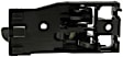 81255 Front, Driver Side Dark Gray Interior Door Handle, Help Series