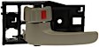 81262 Front Or Rear, Driver Side Beige Interior Door Handle, With Door Lock Button, Crew Cab Pickup, Help Series