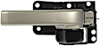 81264 Front Or Rear, Driver Side Smooth silver Interior Door Handle, With Door Lock Button, Help Series