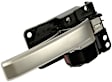 81264 Front Or Rear, Driver Side Smooth silver Interior Door Handle, With Door Lock Button, Help Series